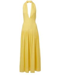 Proenza Schouler - Tala Halterneck Georgette Maxi Dress - Lyst
