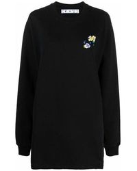 Off-White c/o Virgil Abloh - Arrows Print Sweatshirt Dress - Lyst