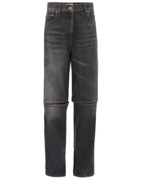 JW Anderson - Jw Anderson Cut-Out Detailed Denim Jeans - Lyst