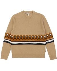 Burberry - Round-Neck Long-Sleeved Pullover - Lyst