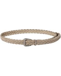Brunello Cucinelli - Monile Woven Buckle Belt - Lyst