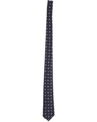 Saint Laurent - Embroidered Jacquard Tie - Lyst
