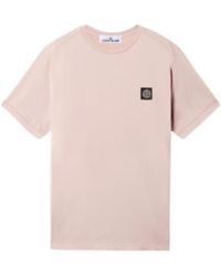 Stone Island - Logo Patch Crewneck T-Shirt - Lyst