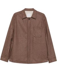 Eleventy - Houndstooth Overshirt Jacket - Lyst