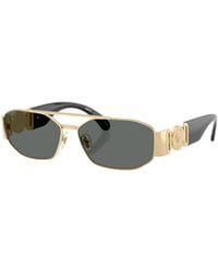Versace - Eyewear Irregular-Frame Sunglasses - Lyst