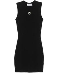 Marine Serre - Crescent Moon-Detail Mini Dress - Lyst