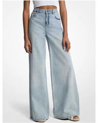 Michael Kors - Michael Denim Wide-Leg Jeans - Lyst