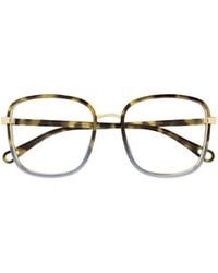 Chloé - Chlo Eyewear Square Frame Glasses - Lyst