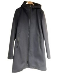 Herno - Logo Plaque Hooded Coat - Lyst
