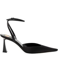 Saint Laurent - Satin High Heels - Lyst
