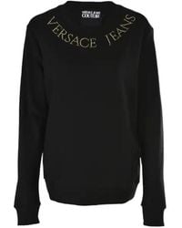 Versace Jeans Couture - Printed Logo Sweater - Lyst