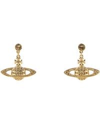 Vivienne Westwood - Mini Bas Relief Drop Earrings - Lyst