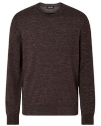 ZEGNA - Oasi Mélage Crewneck Sweater - Lyst