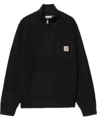 Carhartt - Detroit Half-Zip Knitted Jumper - Lyst
