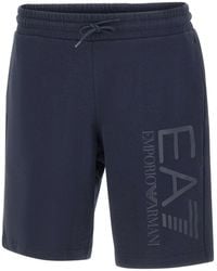 EA7 - Core Identity Logo Shorts - Lyst