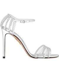 Aquazzura - Sensation Crystal Heeled Sandals - Lyst