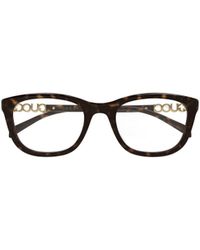 Gucci - Eyewear	Rectangle Frame Glasses - Lyst