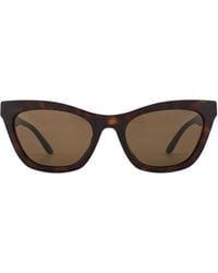 Emporio Armani - Cat-Eye Frame Sunglasses - Lyst