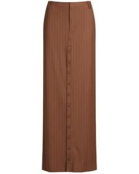 Jean Paul Gaultier - Striped Maxi Skirt - Lyst