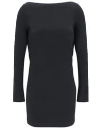 DSquared² - Chain-Embellished Open-Back Mini Dress - Lyst