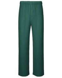 Homme Plissé Issey Miyake - Homme Plissé Issey Miyake Pleated Trousers - Lyst
