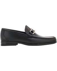 Ferragamo - Gancini Horse Buckle Loafers - Lyst