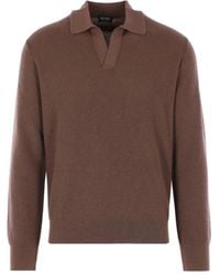 ZEGNA - Long Sleeve Knitted Jumper - Lyst