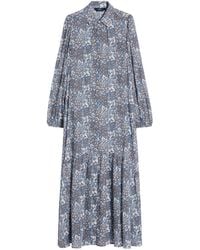 Weekend by Maxmara - Wkdoboli Floral-Print Midi Shirt Dress - Lyst
