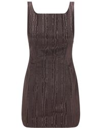 Marine Serre - Geometric Neck Mini Sleeveless Dress - Lyst