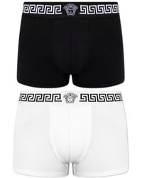 Versace - Greca-Border Two-Pack Briefs - Lyst