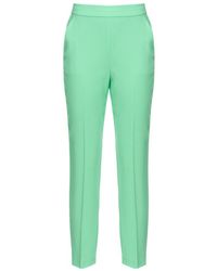 Pinko - Concealed Zipped Tapered-Leg Trousers - Lyst