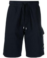C.P. Company - Cargo Fleece Shorts - Lyst