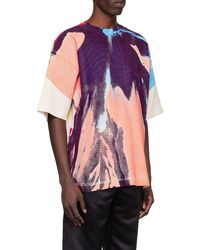 we11done - Pattern Printed Short-Sleeved T-Shirt - Lyst