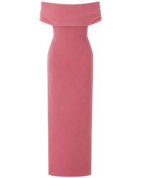 Solace London - Adele Off-Shoulder Maxi Dress - Lyst