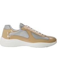 Prada - Color Blocked Low Top Trainers - Lyst