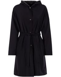 Herno - Reversible Belted Hooded Coat - Lyst
