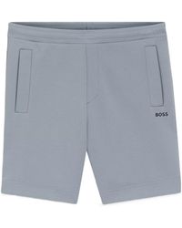 BOSS - Logo-Embroidered Track Shorts - Lyst