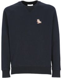 Maison Kitsuné - Maison Kitsuné Chillax Fox Patch Classic Sweatshirt - Lyst