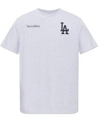 Sporty & Rich - Sr X La Dodgers Short-Sleeve T-Shirt - Lyst
