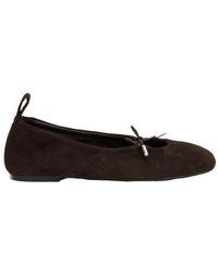 Alohas - Rosalind Bow Detailed Ballet Flats - Lyst