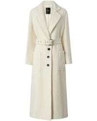Pinko - Single-Breasted Belted Coat - Lyst