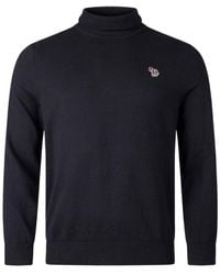 Paul Smith - Ps Paul Smith Zebra Roll Neck Jumper - Lyst