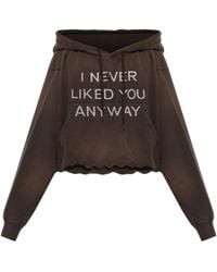 R13 - Long-Sleeve Hooded Sweatshirt - Lyst