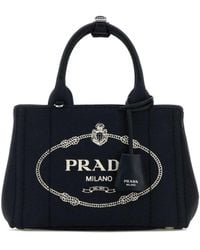 Prada - Jardinière Logo Detailed Tote Bag - Lyst