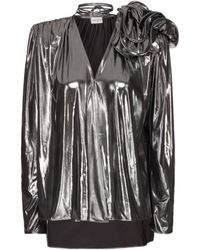 Magda Butrym - V-Neck Blouse - Lyst