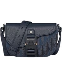 Dior - Mini Saddle Messenger Bag With Flap - Lyst