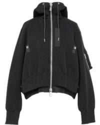 Sacai - Classic-Hood Zipped Jacket - Lyst