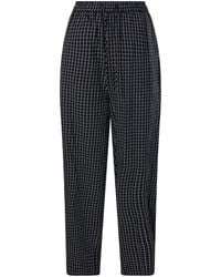 DUNST - Plaid Casual Trousers - Lyst