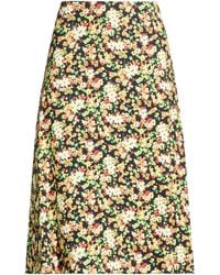 Marni - Floral-Print Flared Skirt - Lyst