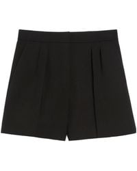 Max Mara - Zic Pleat Detailed Shorts - Lyst